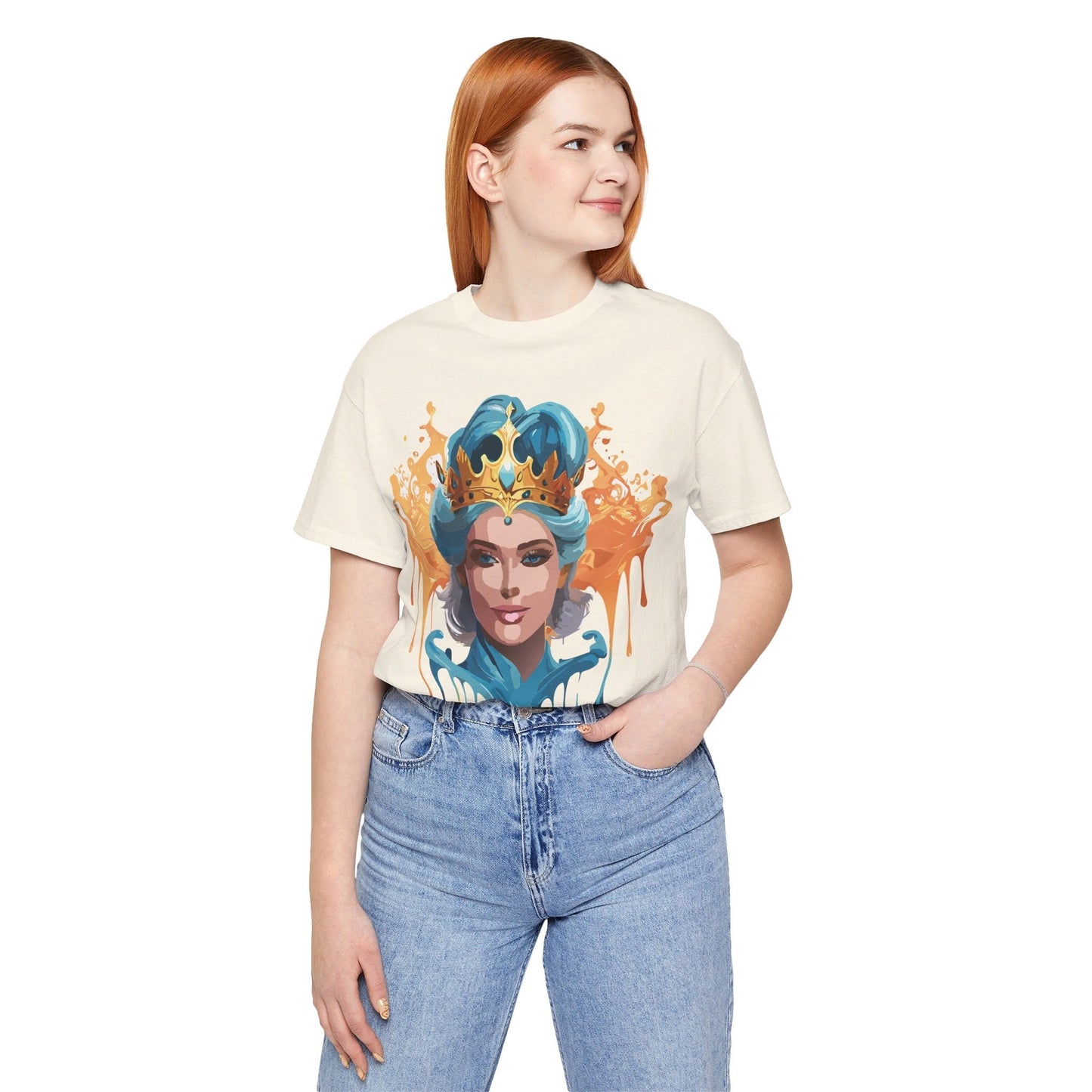 Queen Woman Portrait Graphic Unisex 100 Cotton Vintage Artwork Tee 17