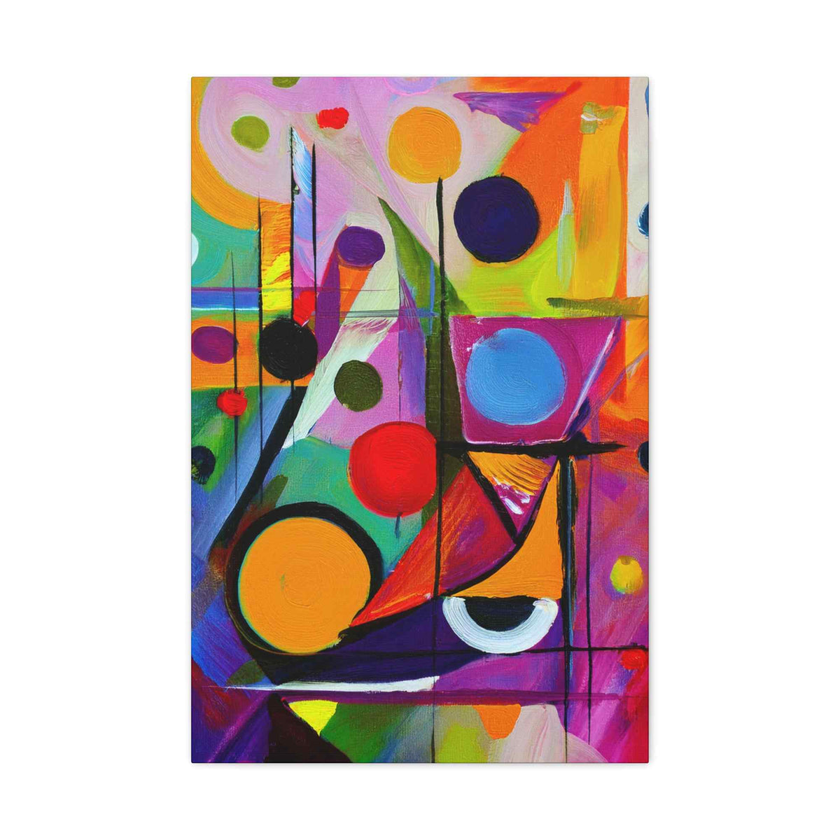 Abstract Painting Print Canvas 20x24,20x30,24x30, 24x32,24x36,30x40, 32x48,36x48,40x60 Pine-Wood Inner Frame ABS-15