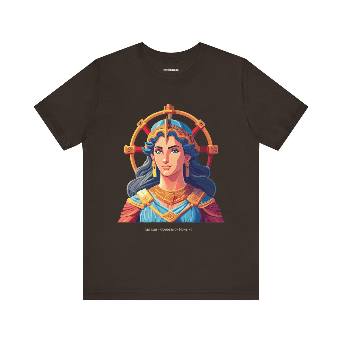 Goddess Graphic Unisex Cotton Bella+Canvas Tee with Artemis