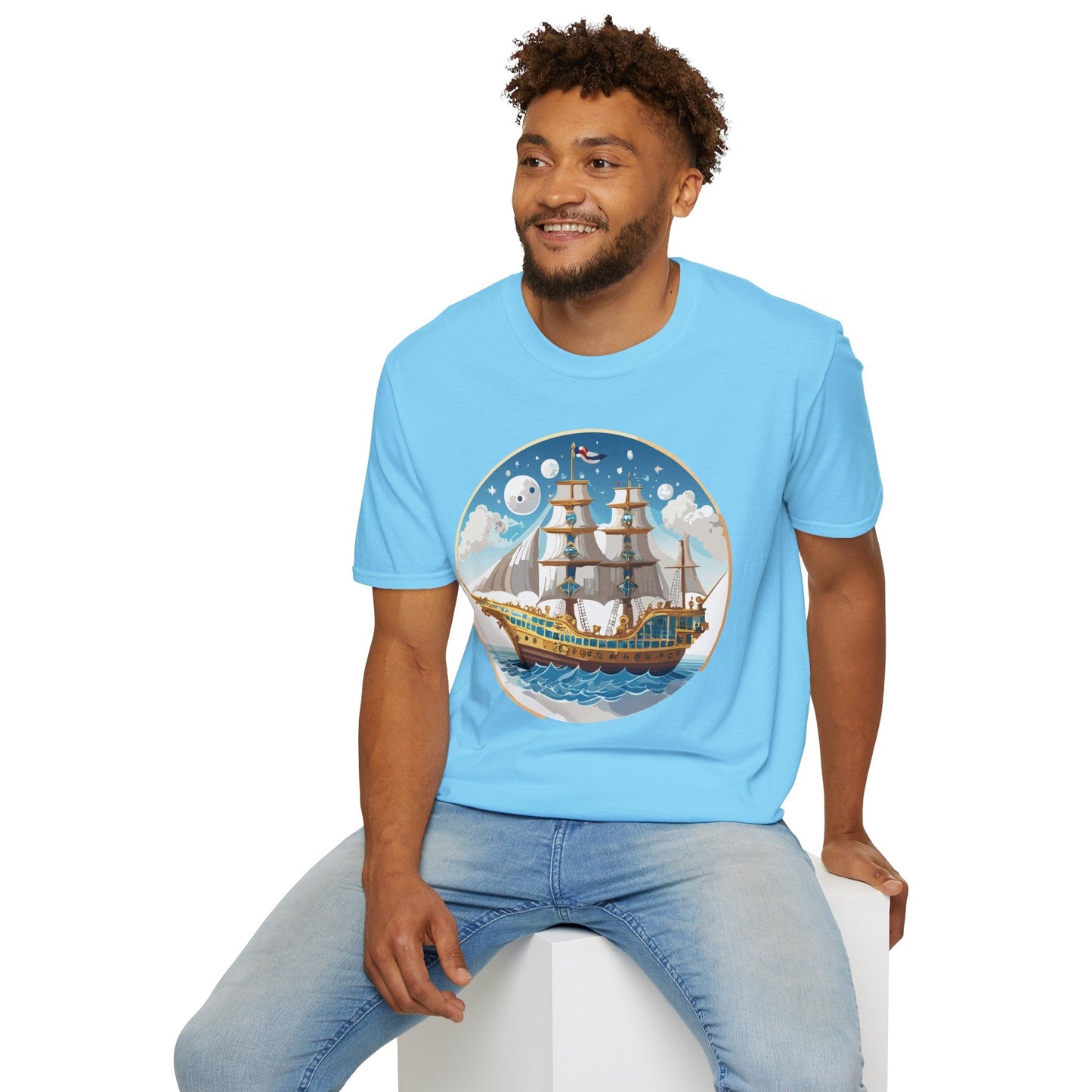 Ship T Shirts Frigate T Shirts Vessel Tee Shirt Unisex Softstyle 100 Percent Ring Spun Cotton Tee