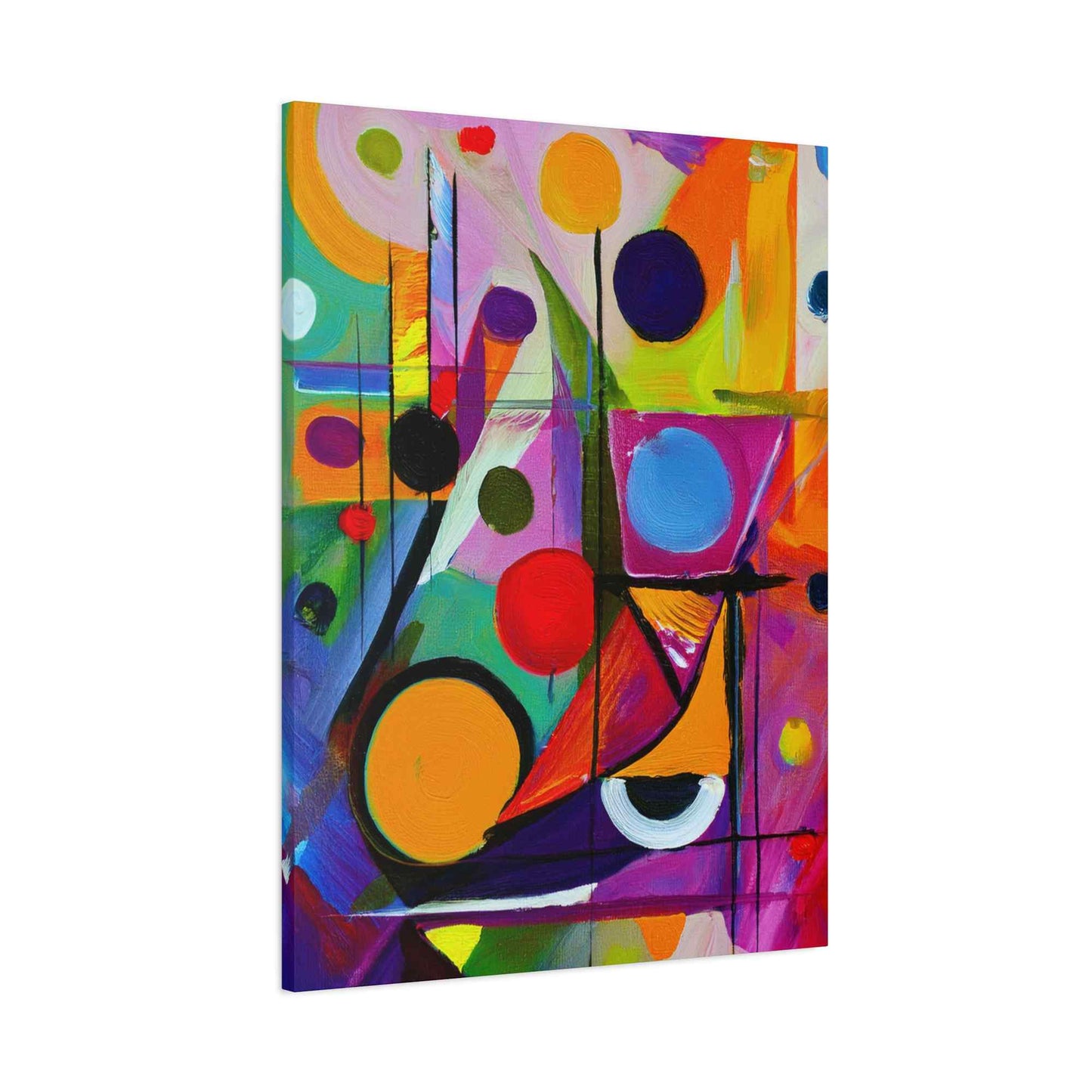 Abstract Painting Print Canvas 20x24,20x30,24x30, 24x32,24x36,30x40, 32x48,36x48,40x60 Pine-Wood Inner Frame ABS-15