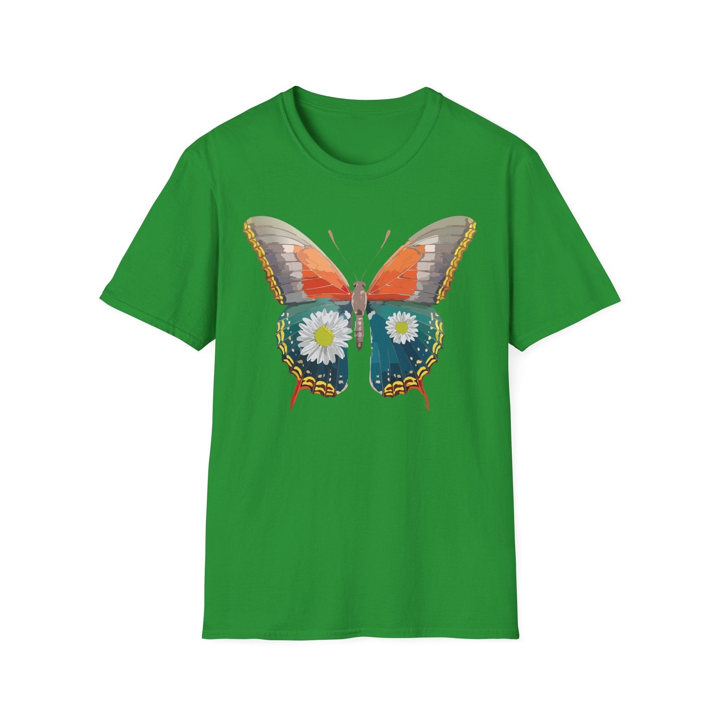Butterfly Shirt Unisex Gildan Softstyle 64000 Short Sleeve T Shirt Monarch Design