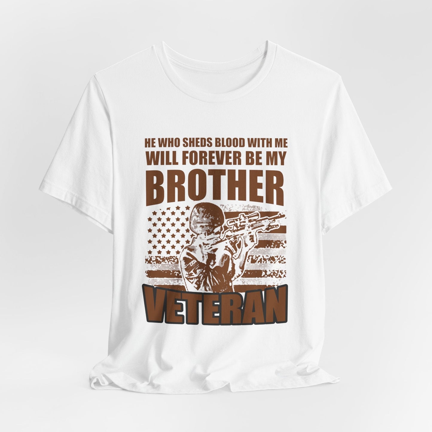 Army Veteran Patriotic Graphic Design Unisex Cotton T-Shirt v47