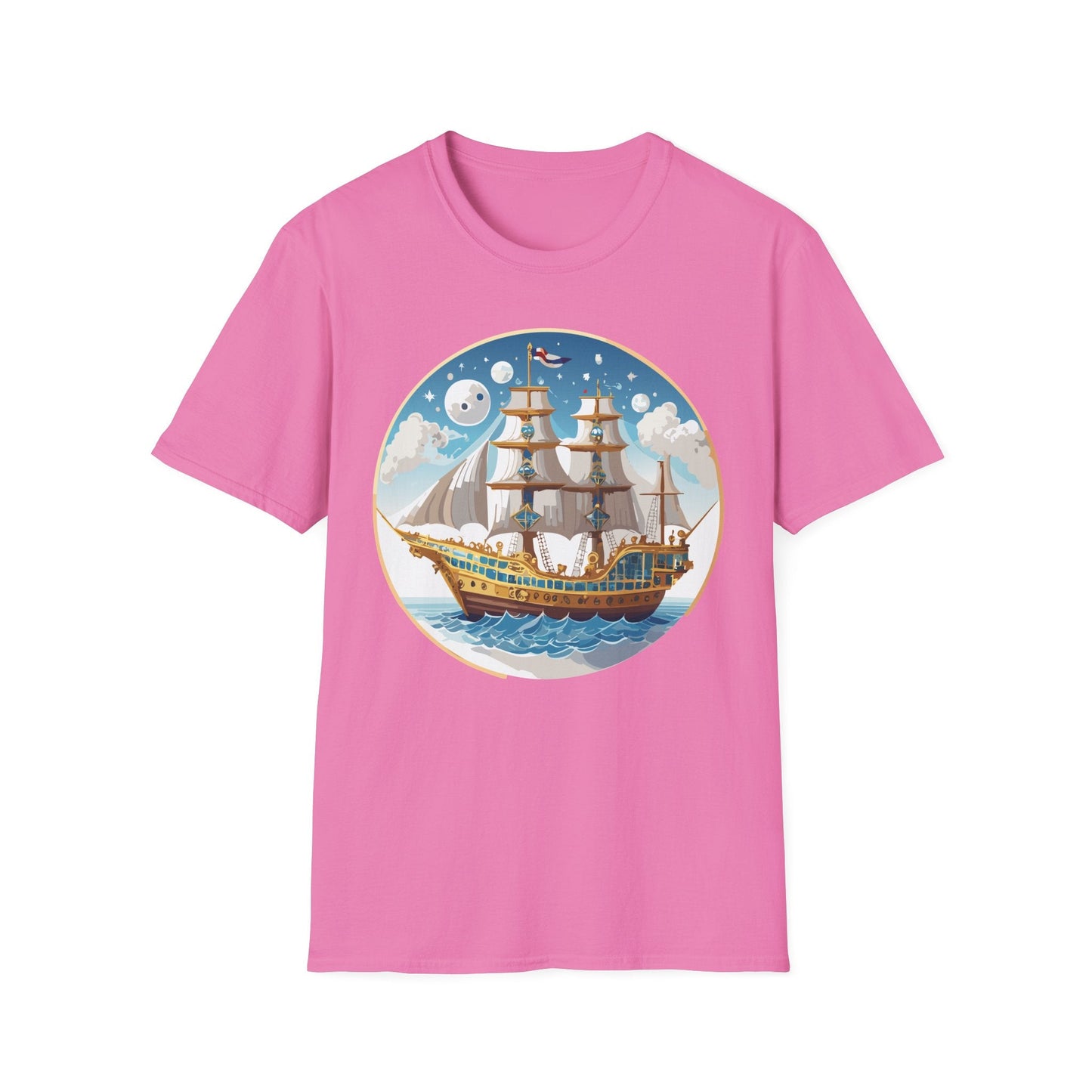 Ship T Shirts Frigate T Shirts Vessel Tee Shirt Unisex Softstyle 100 Percent Ring Spun Cotton Tee