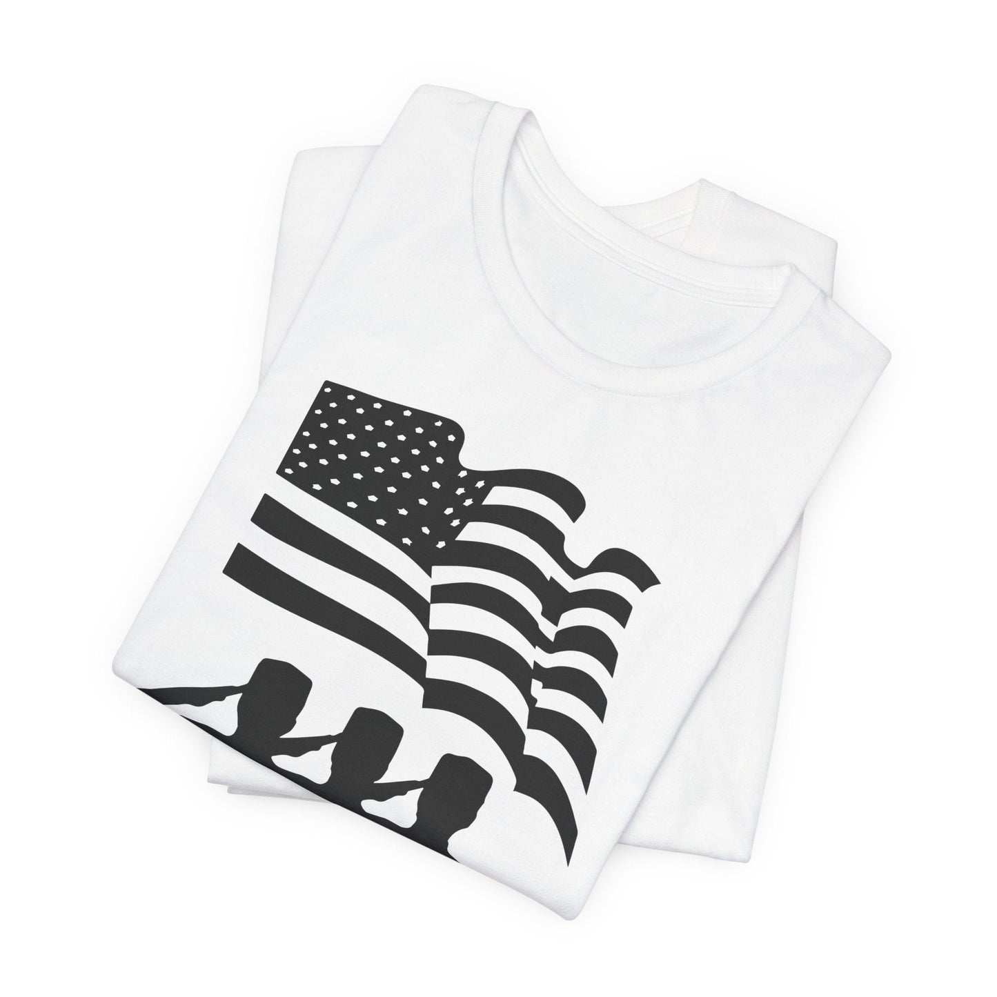 Army Veteran Patriotic Graphic Design Unisex Cotton T-Shirt v51