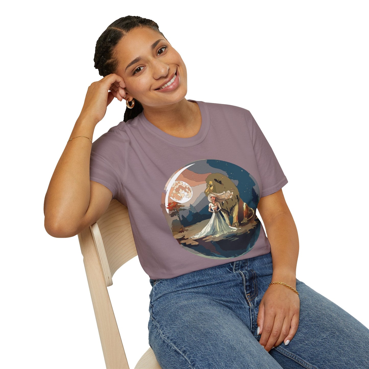 Womens Graphic T Shirt Art Design Unisex Softstyle 64000 Gildan Short Sleeve Tee