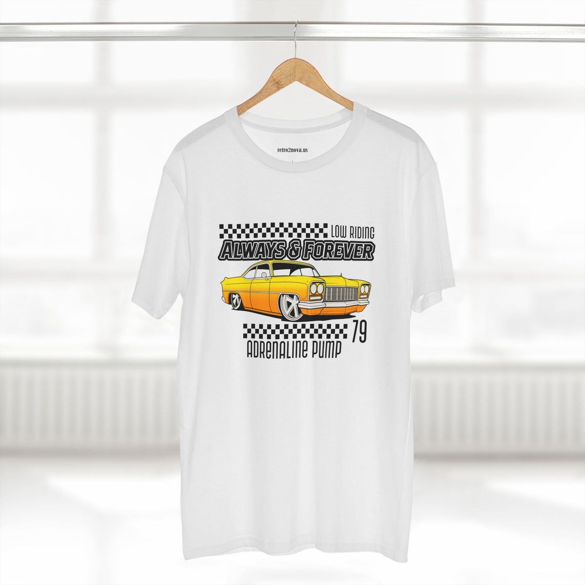 Retro Car Vintage Graphic Tee Staple Unisex 100 Cotton Tee Shirt - RC-6