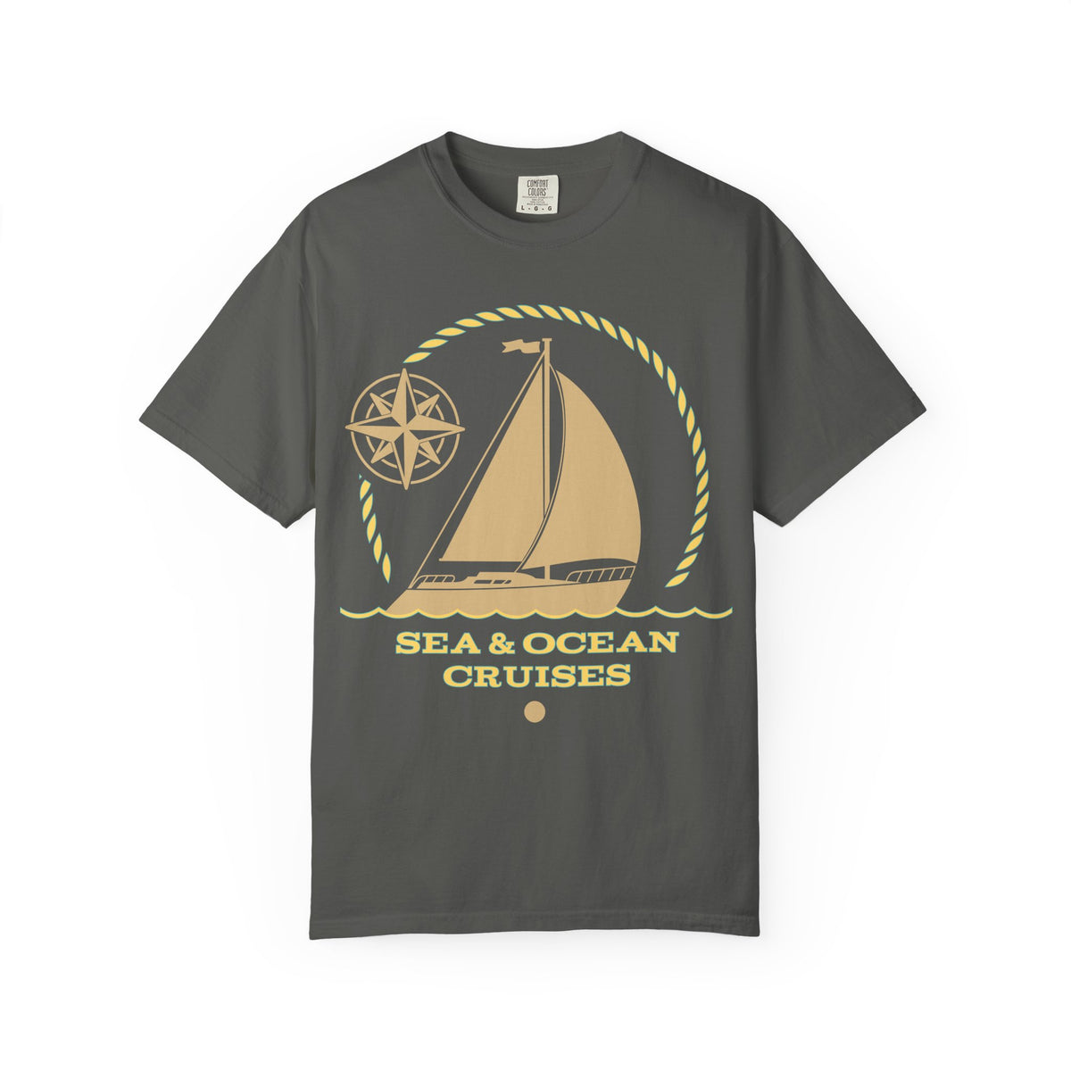 Comfort Colors 1717 Unisex Garment-Dyed T Shirt With Relaxed Fit 100 Percent Ring-Spun US Cotton