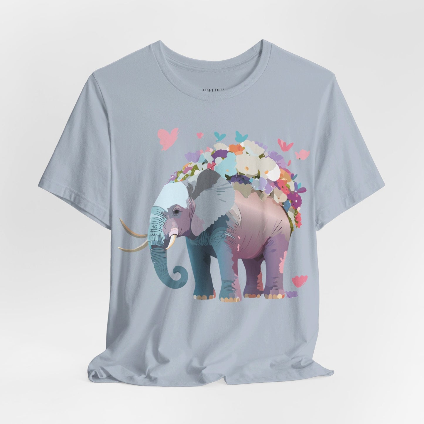 Elephant Graphic T Shirt Unisex Vintage Inspired Artwork By Adelpha Short Sleeve Tee
