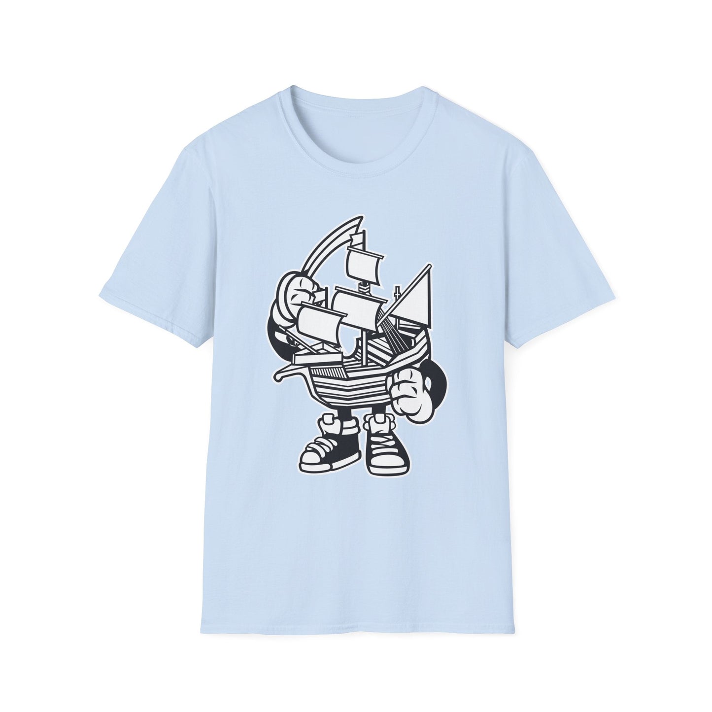 Cartoon T Shirt Animation Tee Funny Unisex Gildan Softstyle 64000 Cotton Art Design