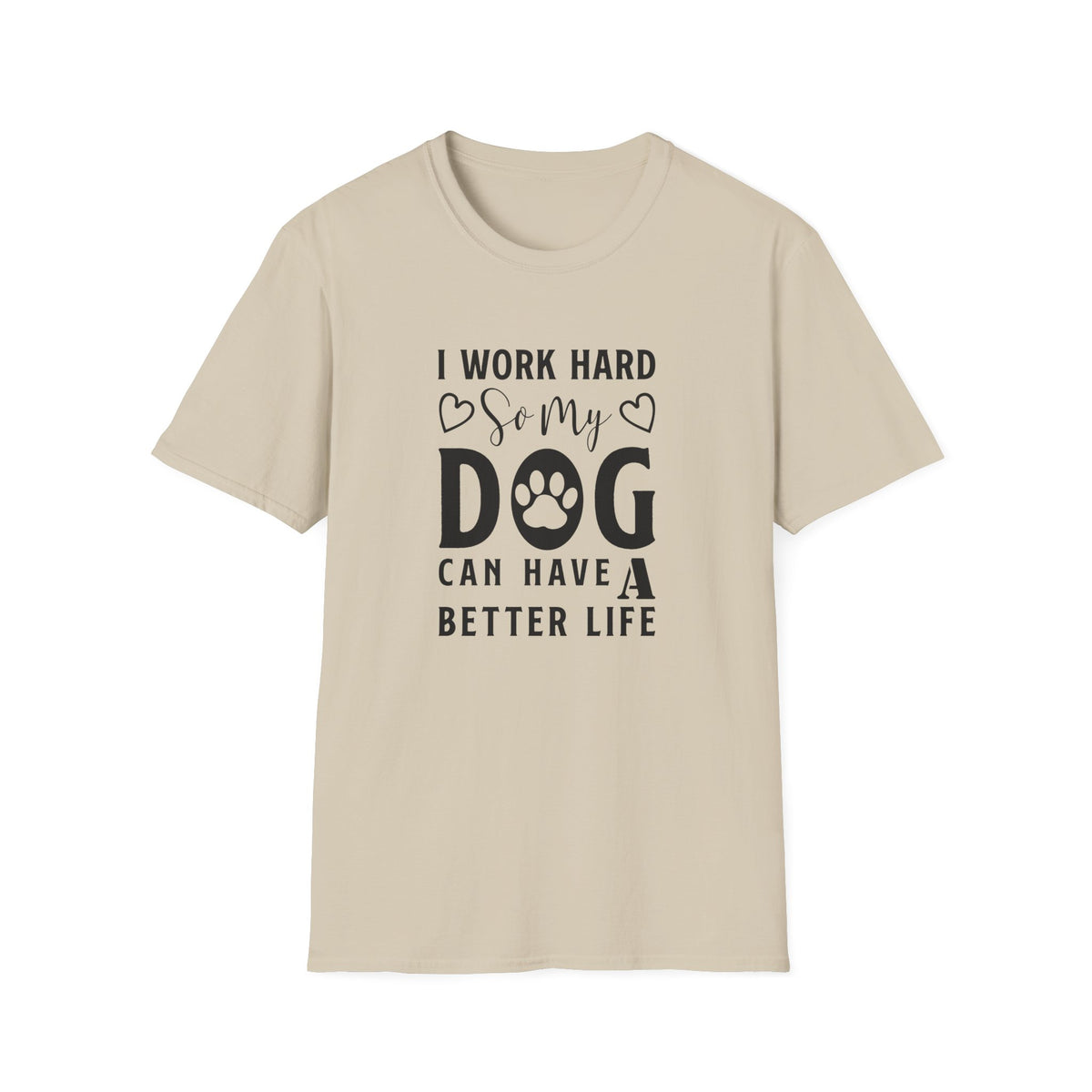 Funny Dog Lover Graphic Unisex Cotton T-Shirt Softstyle