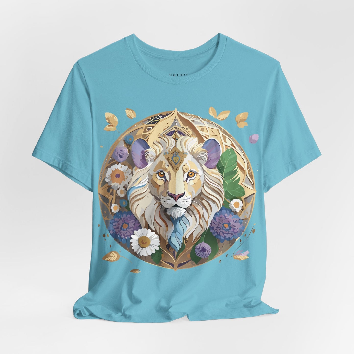 Adelpha Graphic Tee Unisex Medallion Shirt Vintage Inspired Art Design Short Sleeve