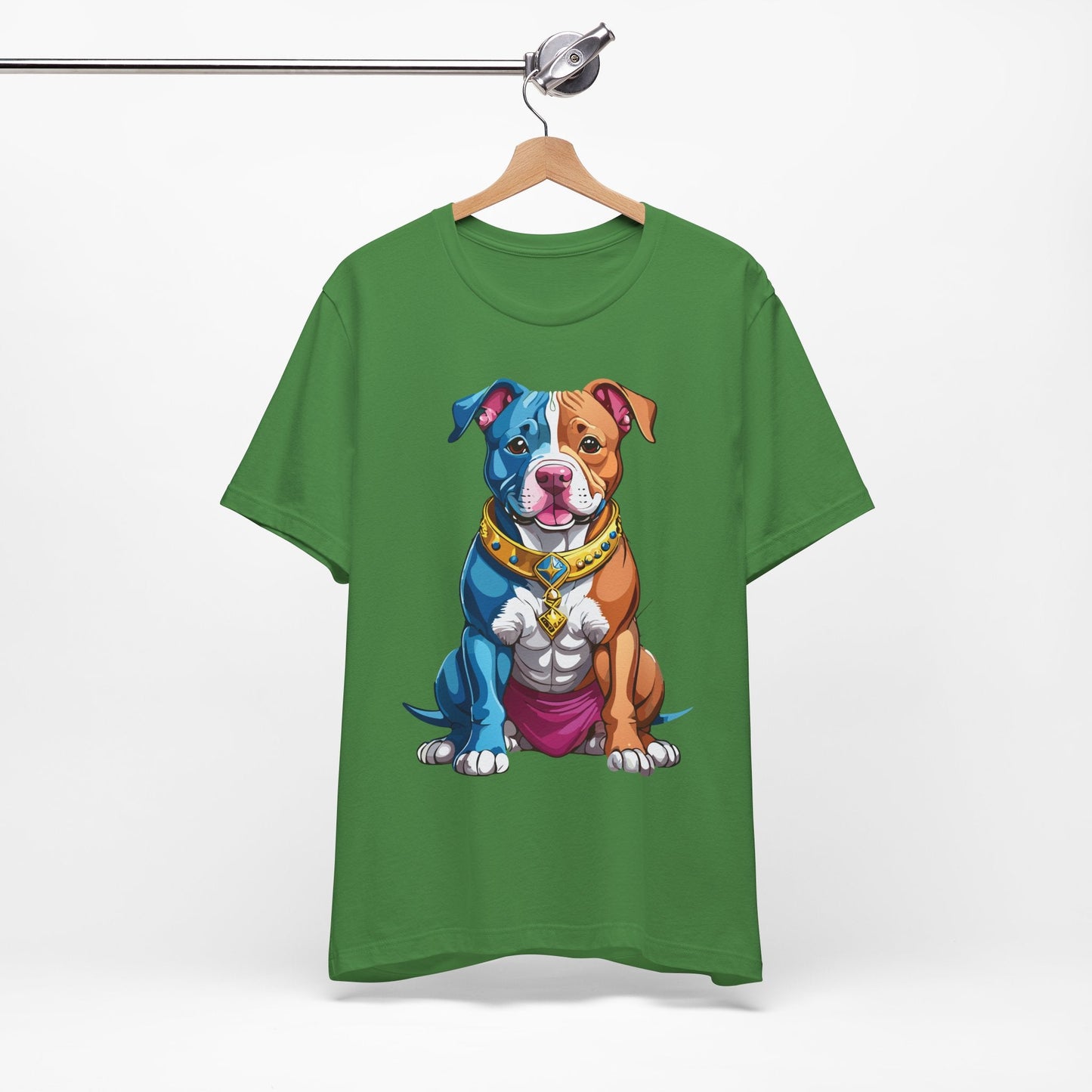 Unisex Animal Shirt Art Design Tee With Wild Animals Print Short Sleeve Jersey Tee