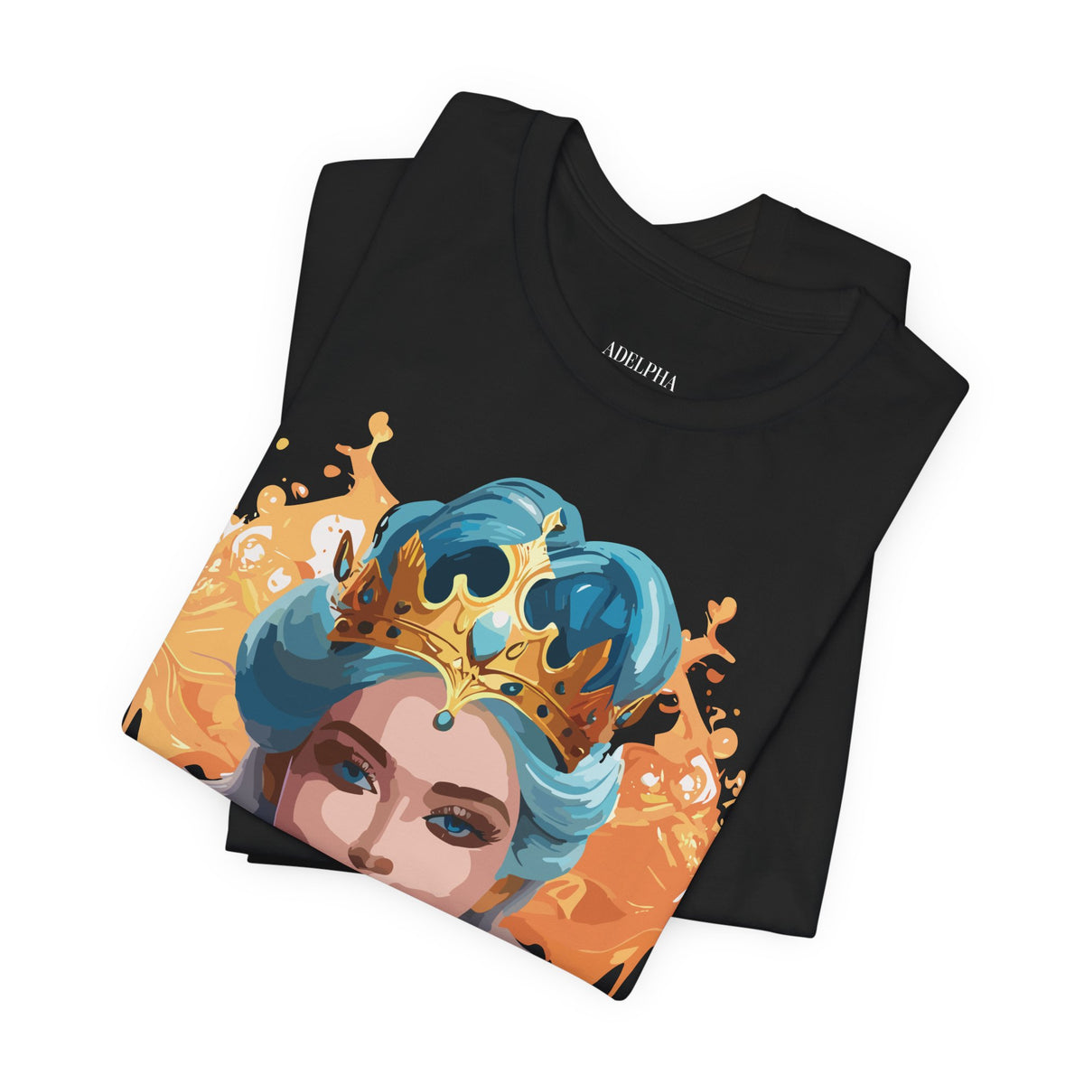 Queen Graphic Unisex Cotton Bella+Canvas Tee with Art Design m183