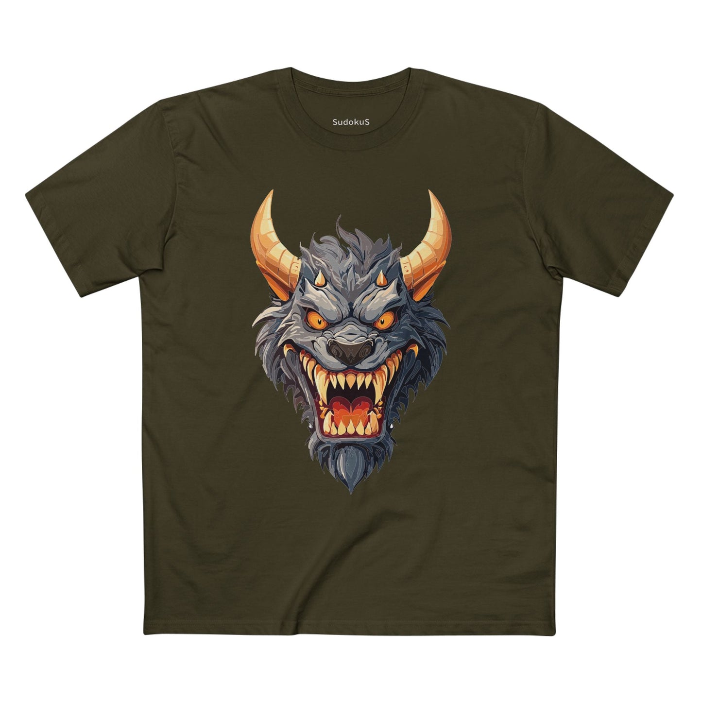 Cartoon Monsters Graphic Unisex 100 Cotton Staple Tee 9