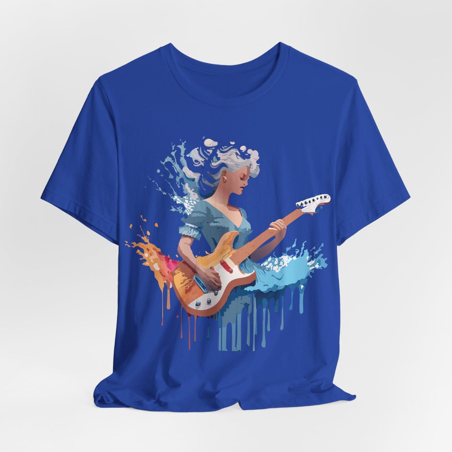 Music Graphic Unisex 100 Cotton Vintage Art with Musical Elements Tee 47