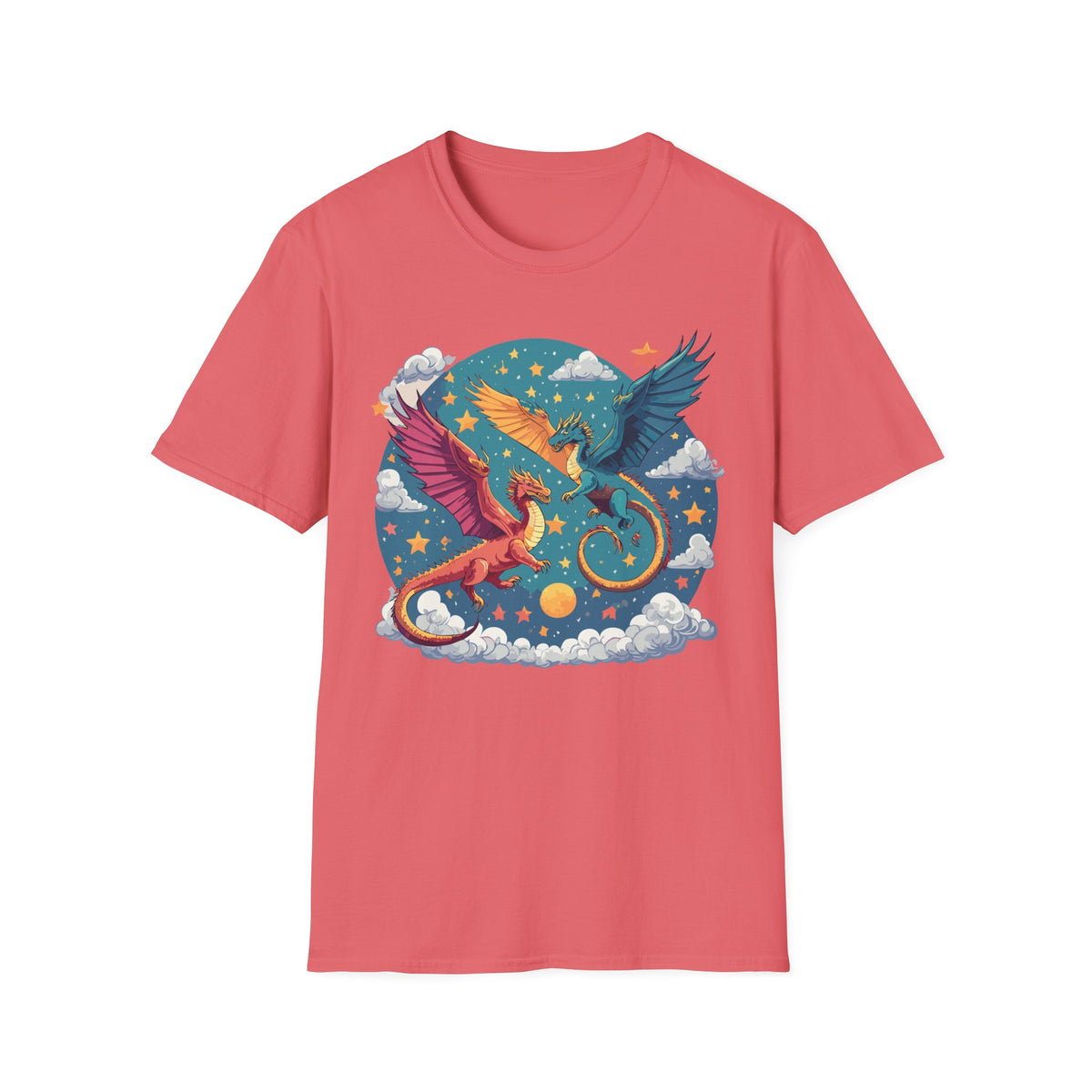 Dragon Graphic Tee Gildan Unisex 100 Cotton Tee Shirt with Animal a29