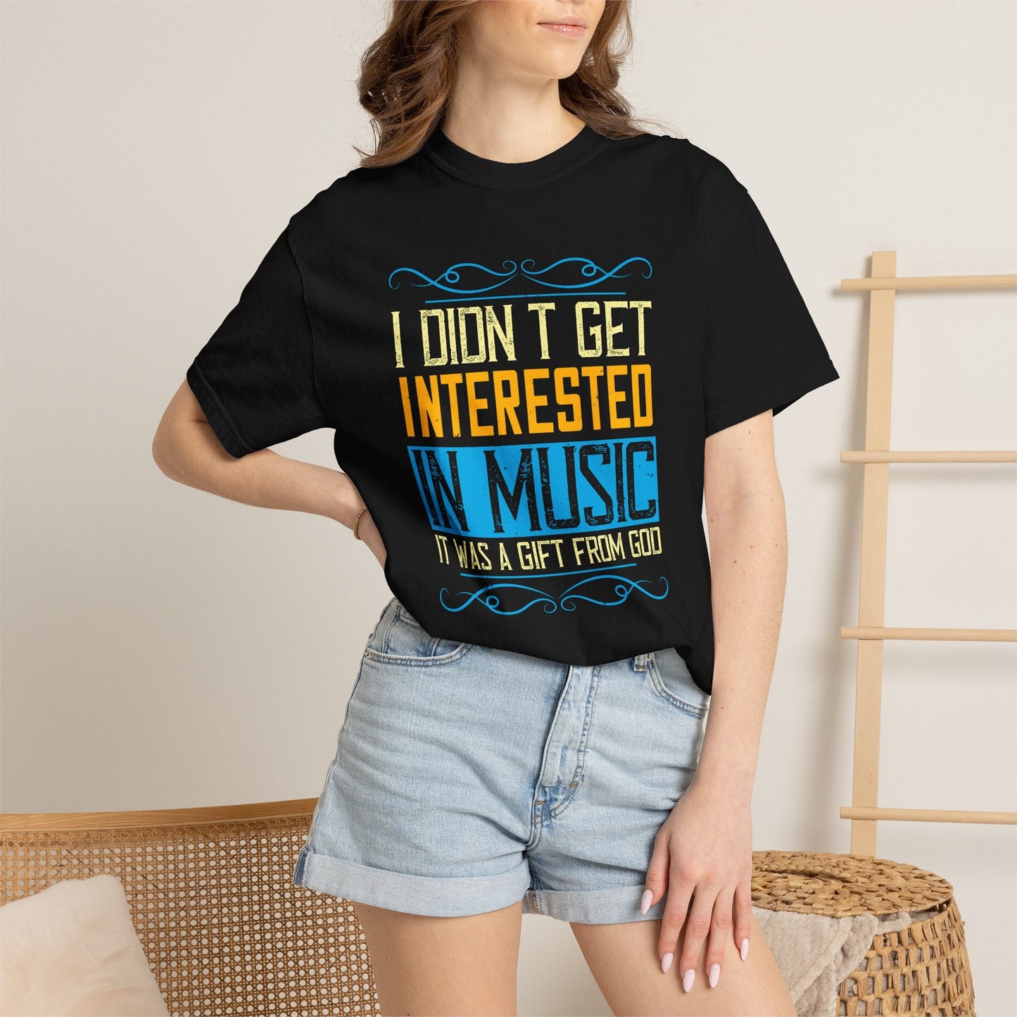 Music Graphic Design Unisex Cotton T-shirt m5
