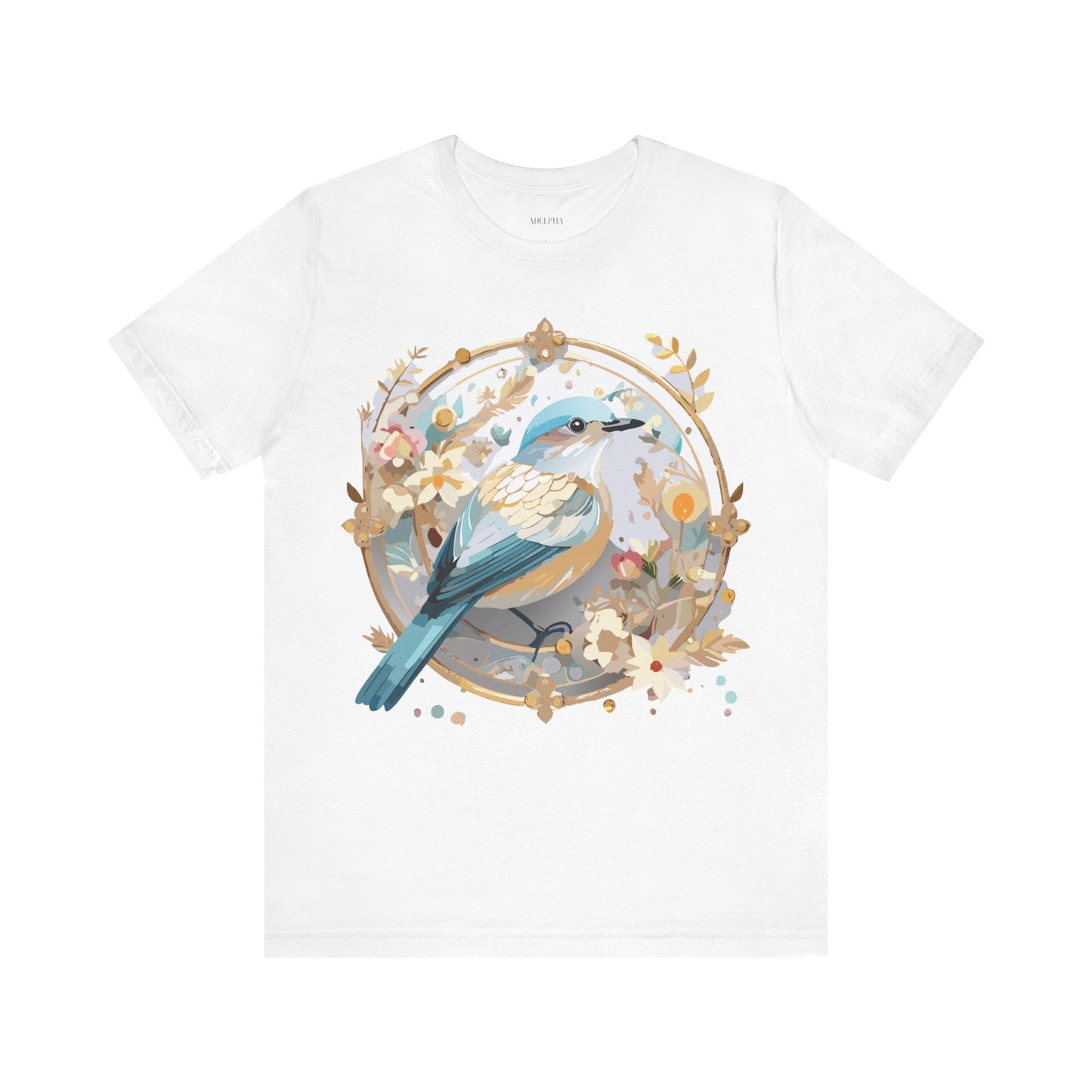 Adelpha Medallion Graphic T Shirt Unisex Short Sleeve Vintage Inspired Art Design