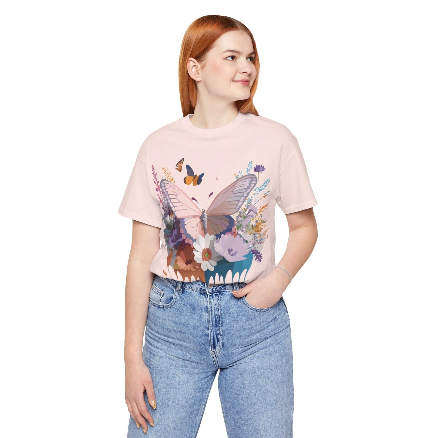 Butterfly Graphic Tee Adelpha Art Design Unisex Short Sleeve Shirt
