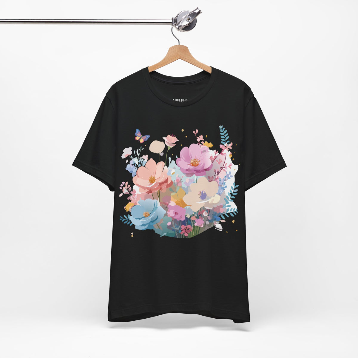 Floral Graphic Tee Shirt - Bella+Canvas Unisex 100 Cotton 44