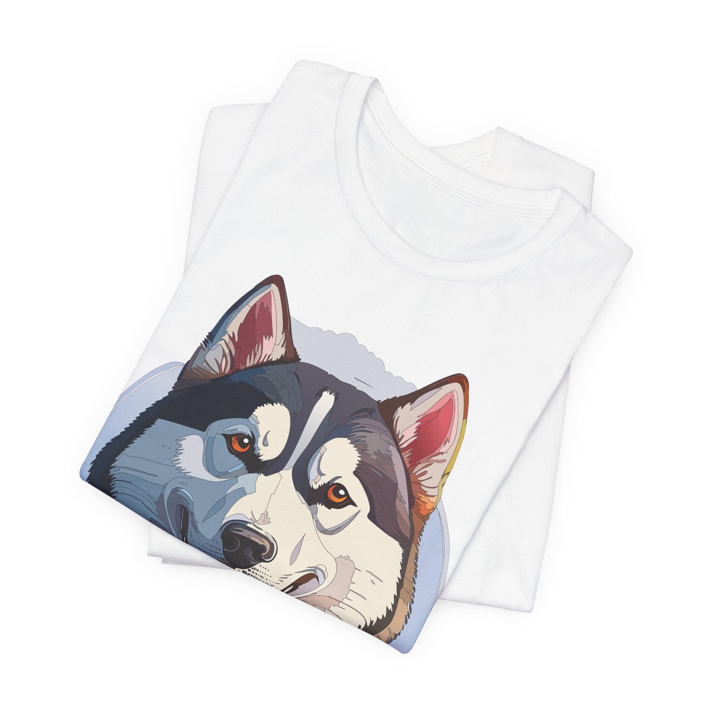 Unisex Animal Shirt Art Design Tee With Wild Animals Graphic Print Short Sleeve Style