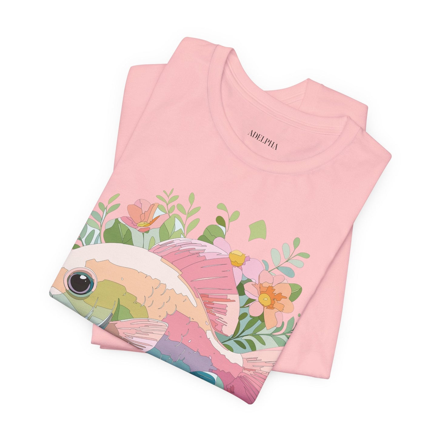 Fish Graphic Unisex 100 Cotton Vintage Artwork Tee 1