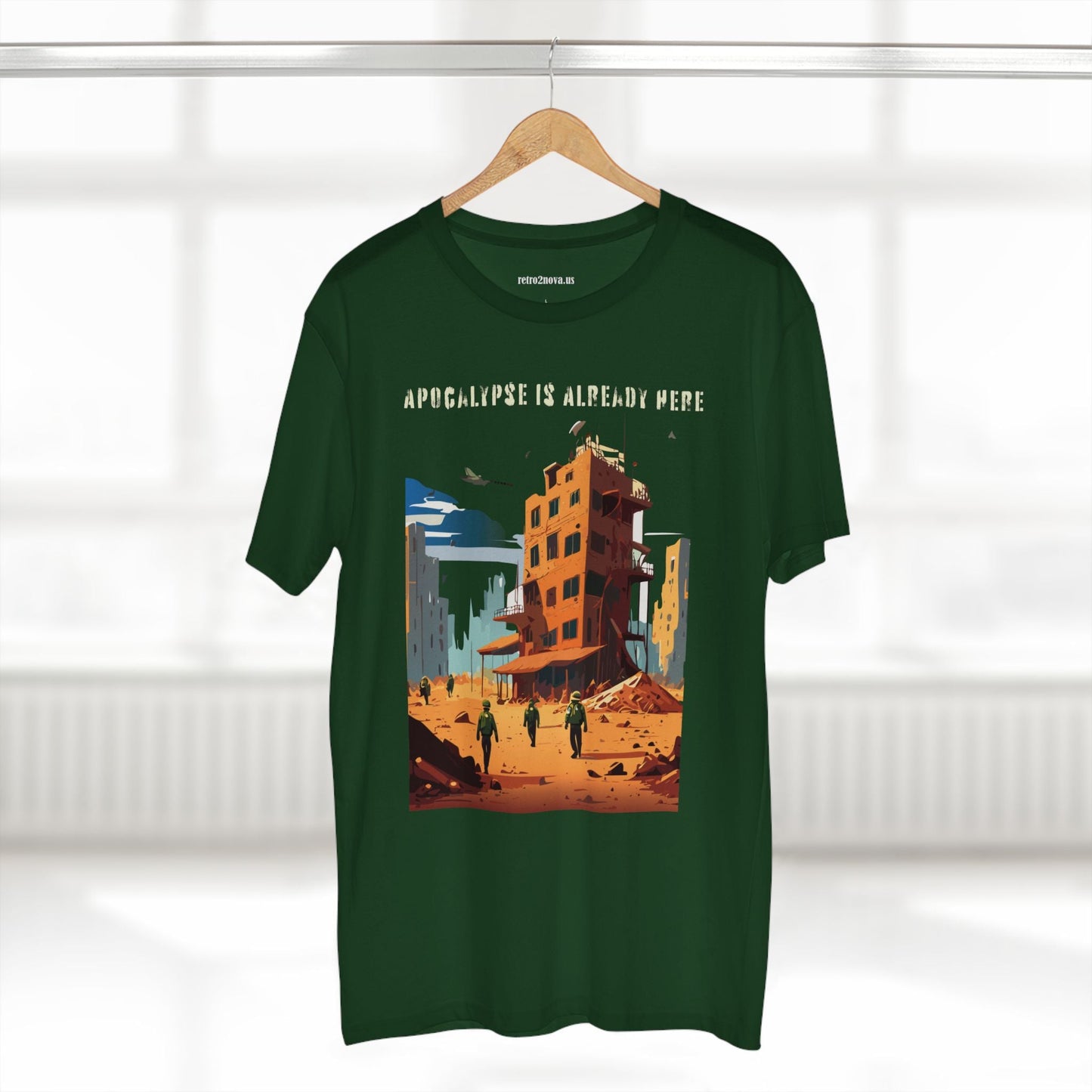 Cataclysm Doomsday Shirt Unisex Premium Cotton Tee With Original Art By Retro2Nova