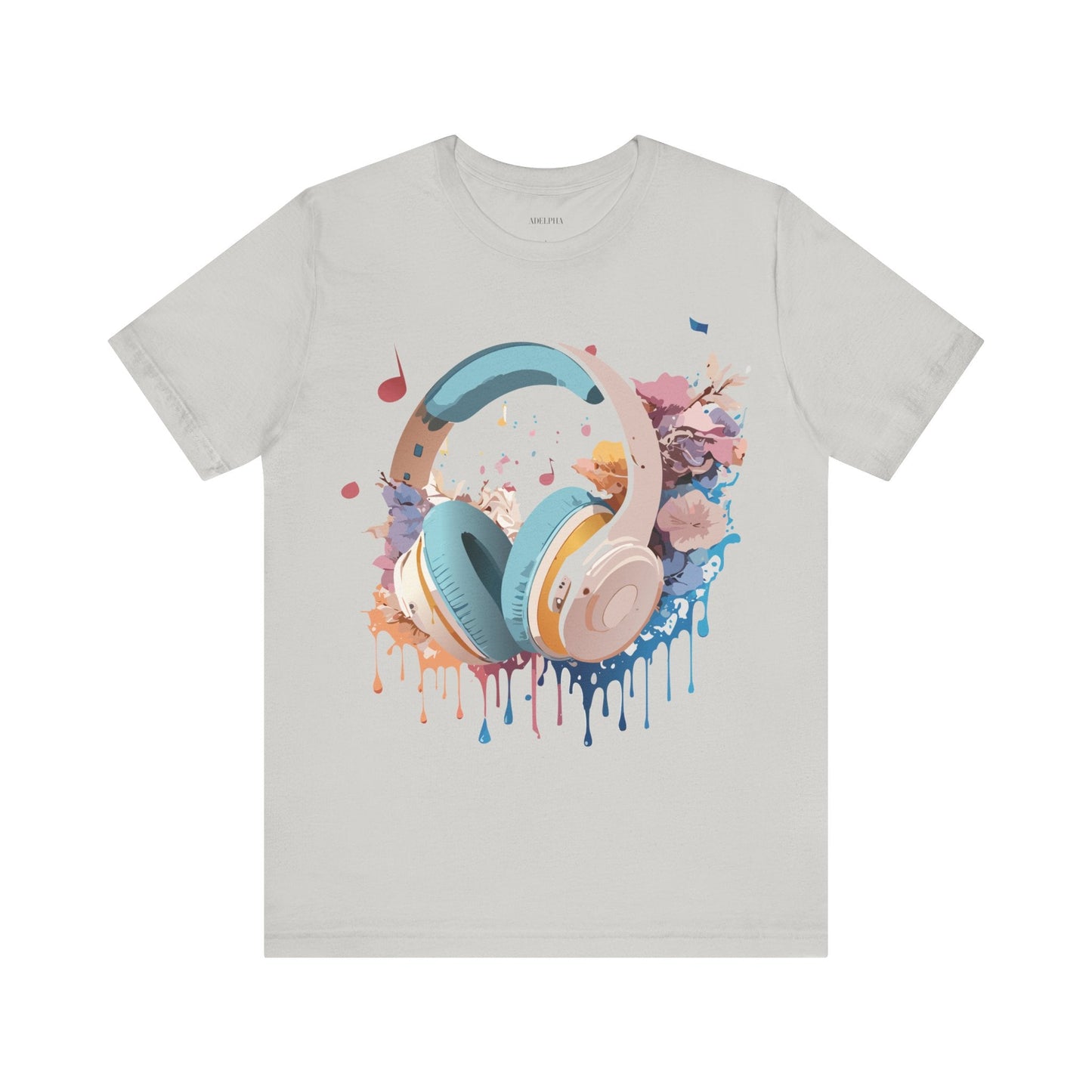 Unisex Graphic Tee Adelpha Art Design Vintage Music Inspired Short Sleeve Jersey Premium