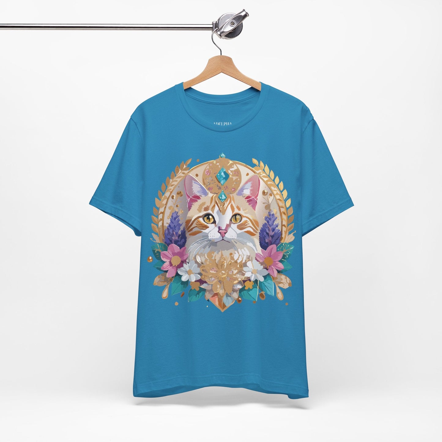 Medallion Graphic Unisex 100 Cotton Vintage Animal Medal Artwork Tee 10