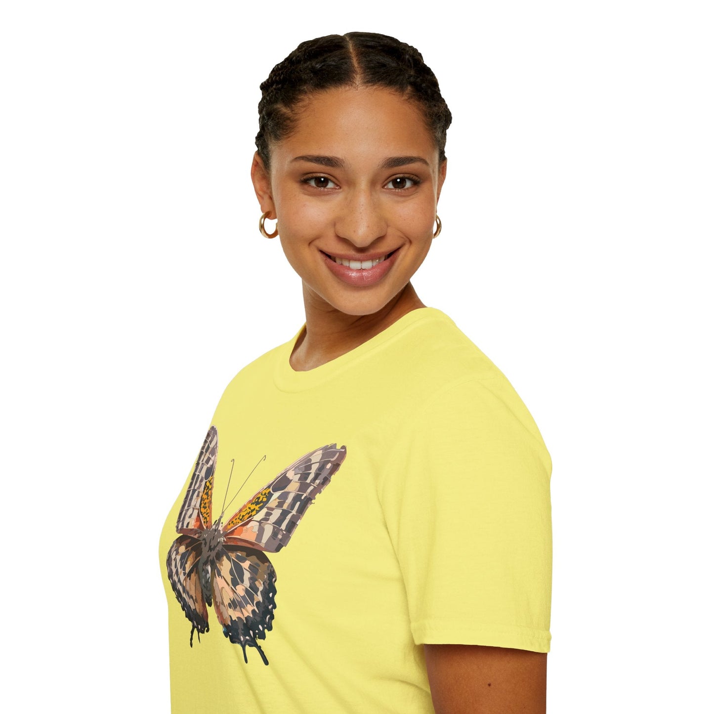 Butterfly Shirt Unisex Tee Monarch Butterfly Tee Softstyle Gildan 64000 Classic Fit