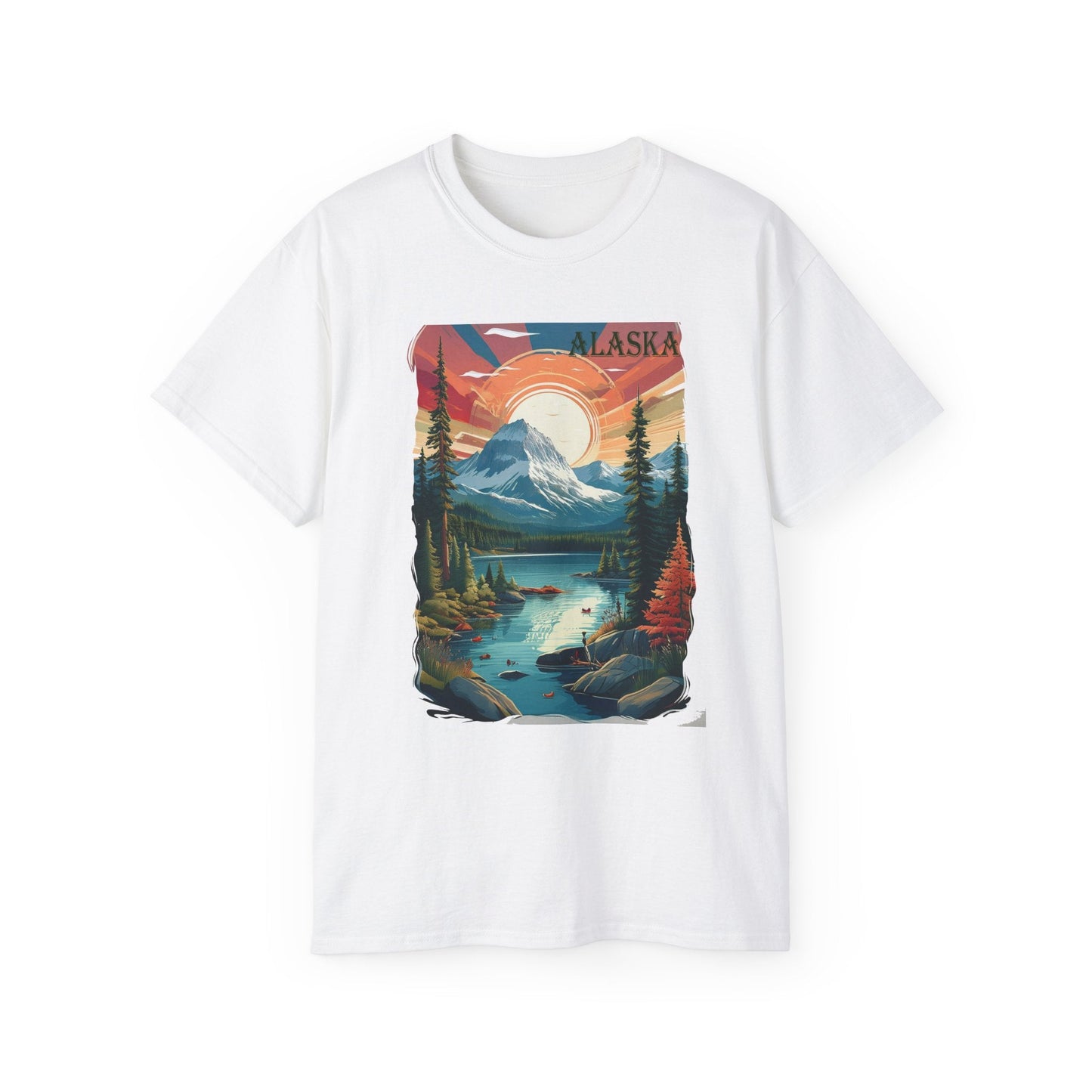 Alaska Graphic Unisex Cotton T‑Shirt 4
