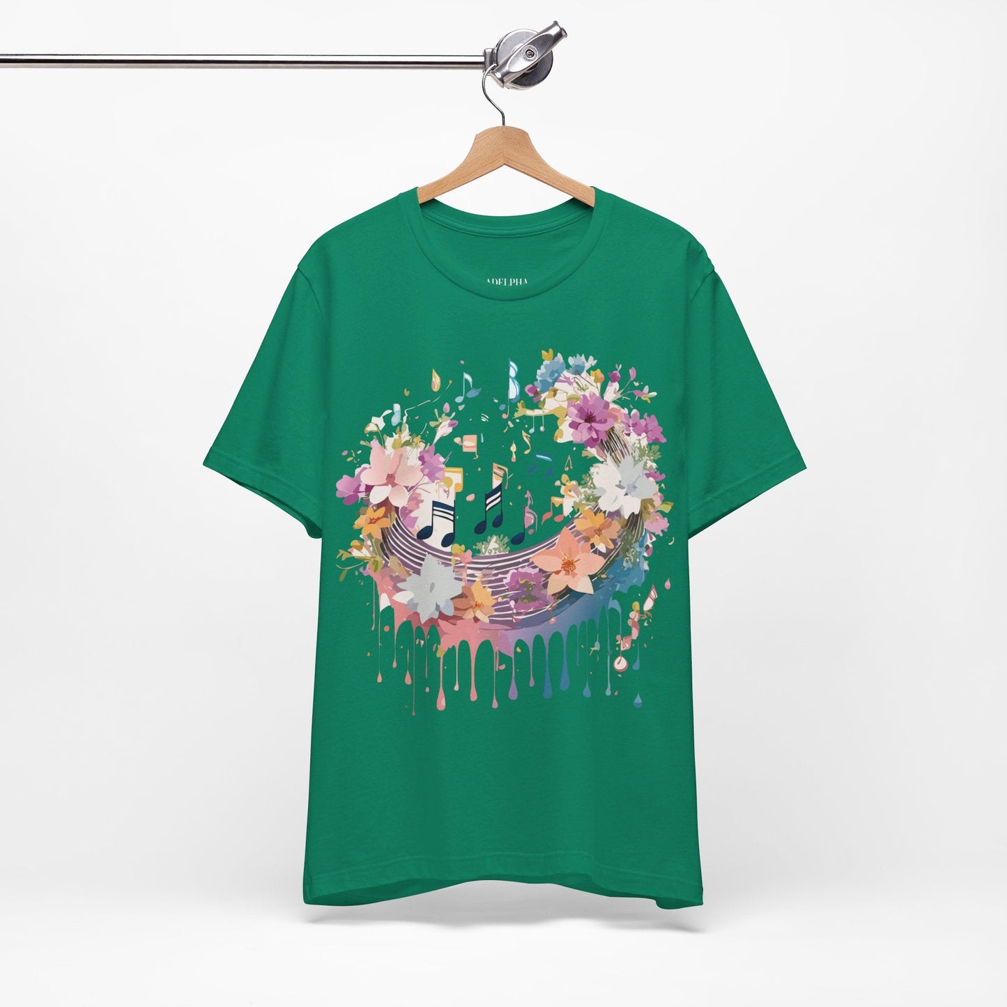 Adelpha Music T Shirt Unisex Graphic Tee With Vintage Inspired Artwork Short Sleeve