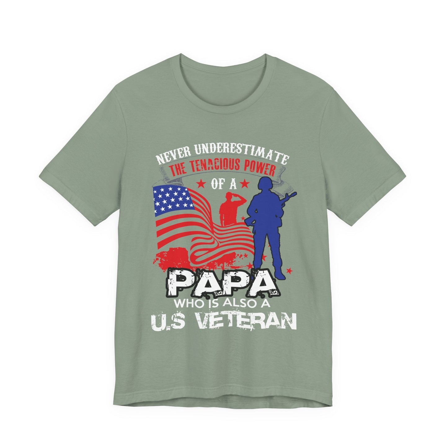 Army Veteran Patriotic Graphic Design Unisex Cotton T-Shirt v53
