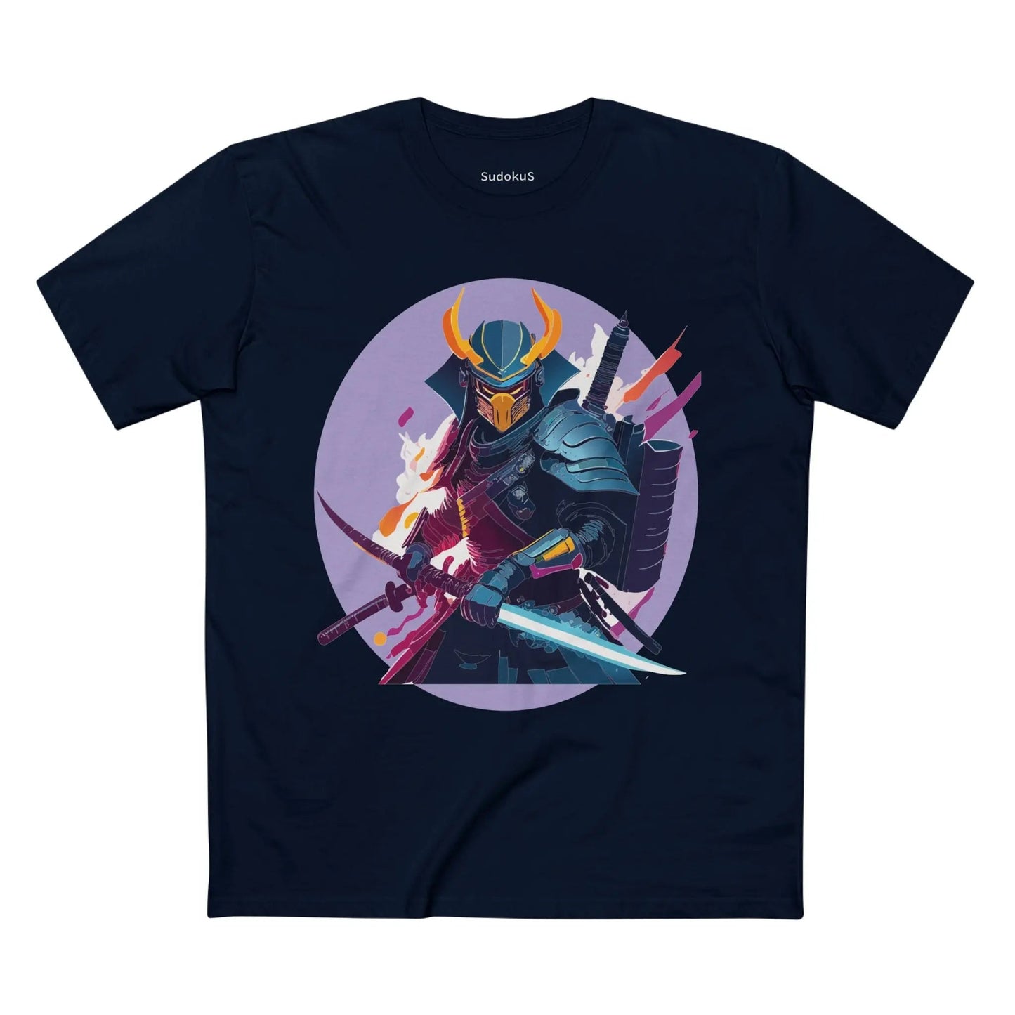 Samurai Graphic Unisex 100 Cotton Staple Tee 8