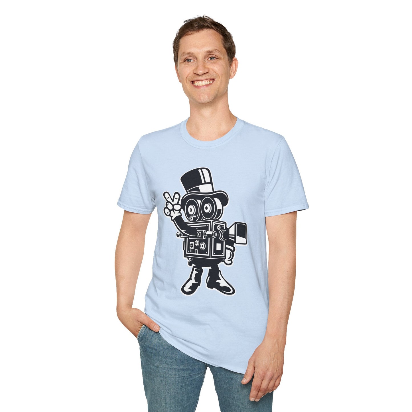 Cartoon T Shirt Animation T Shirt Funny Tee Unisex Gildan Softstyle 64000 Comfort Fit All Day