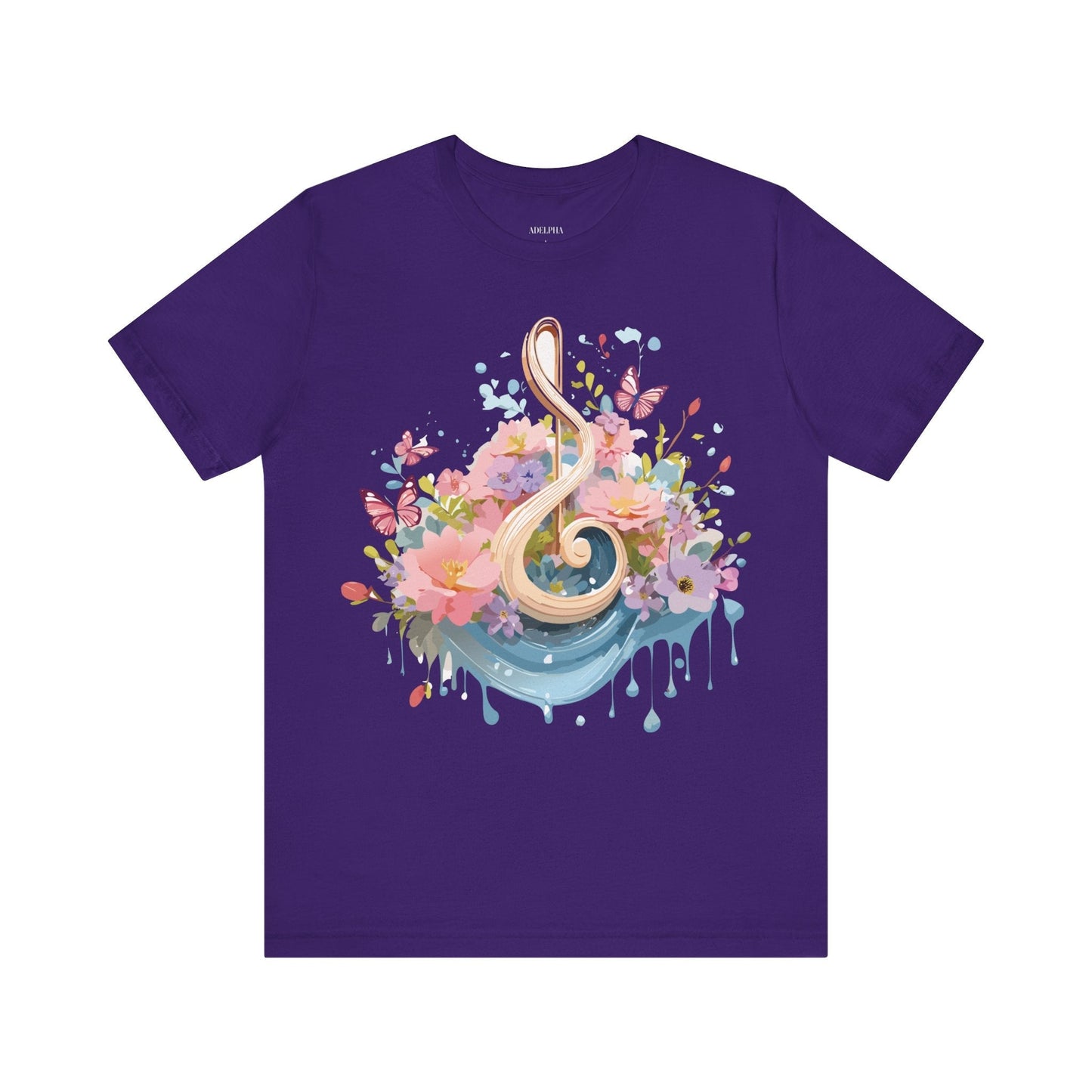 Music T Shirt Unisex Graphic Tee By Adelpha With Vintage Inspired Artwork And Premium Comfort