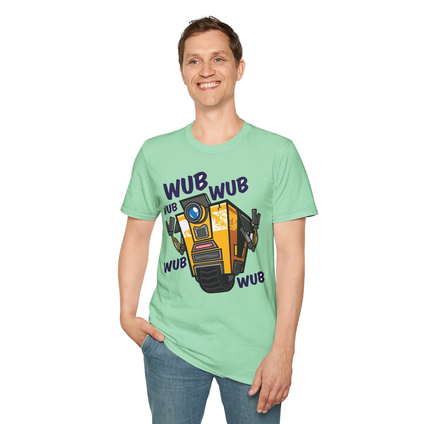 Cartoon T Shirt Animation Tee Funny Unisex Gildan Softstyle 64000 Ring Spun Cotton