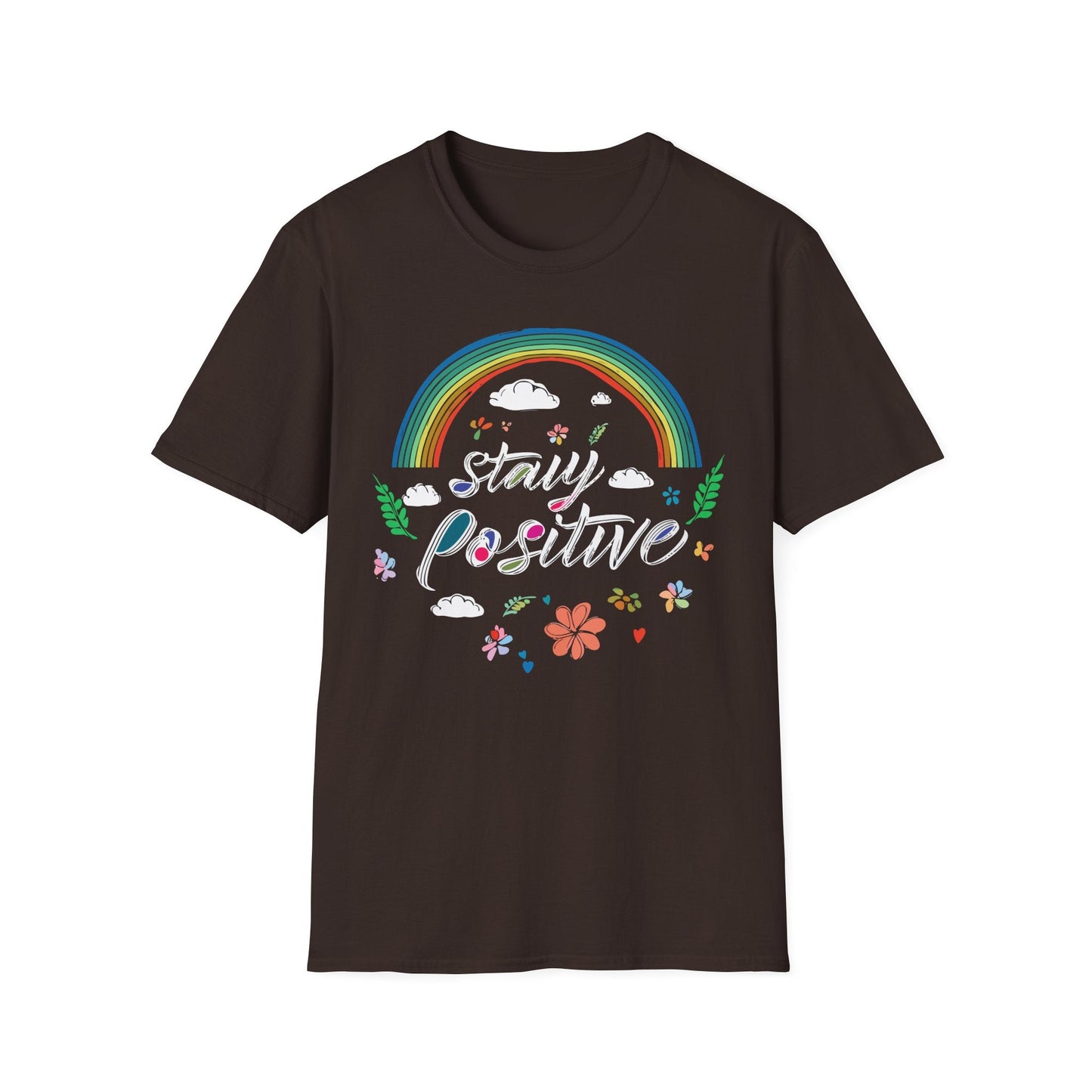 Positive Slogan T Shirts For Men And Women Unisex Short Sleeve Tee With Good Quotes Gildan Softstyle 64000