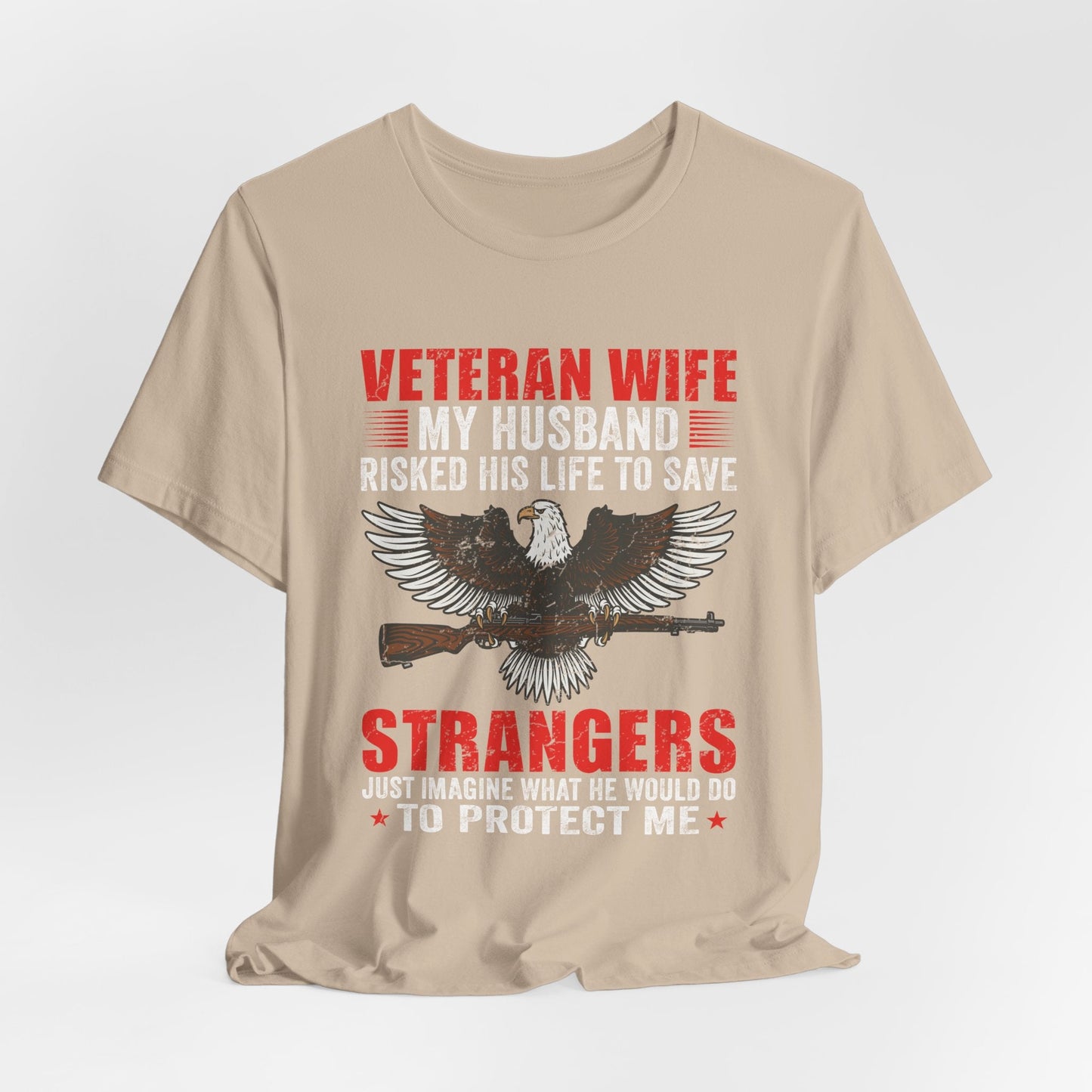 Army Veteran Patriotic Graphic Design Unisex Cotton T-Shirt v40