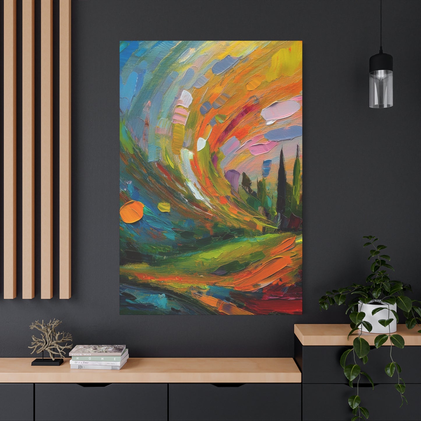 Abstract Oil Painting Print Canvas 20x24,20x30,24x30 24x32,24x36,30x40 32x48,36x48,40x60 Pine-Wood Inner Frame ABS-119