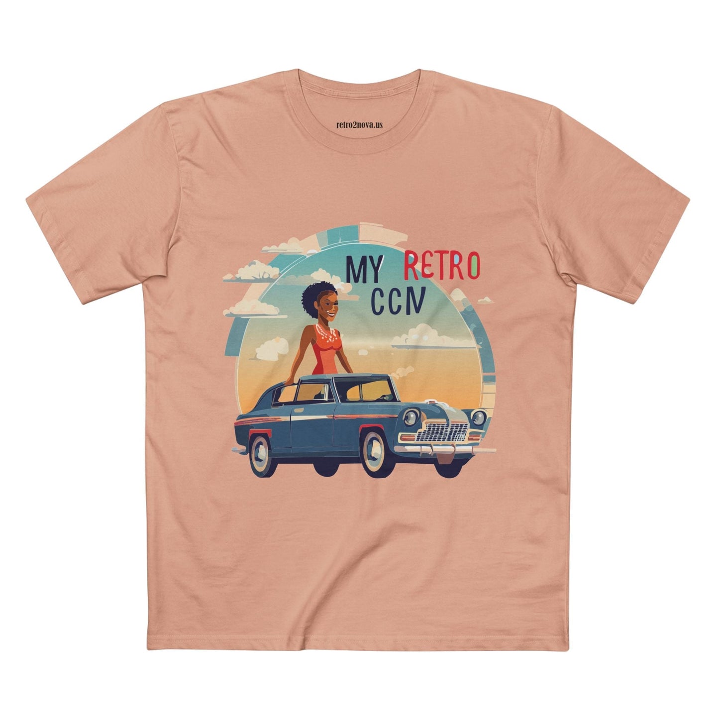 Retro Car Shirts Vintage Car Shirts RC 14 Unisex Premium Cotton Tee With Original Art Design