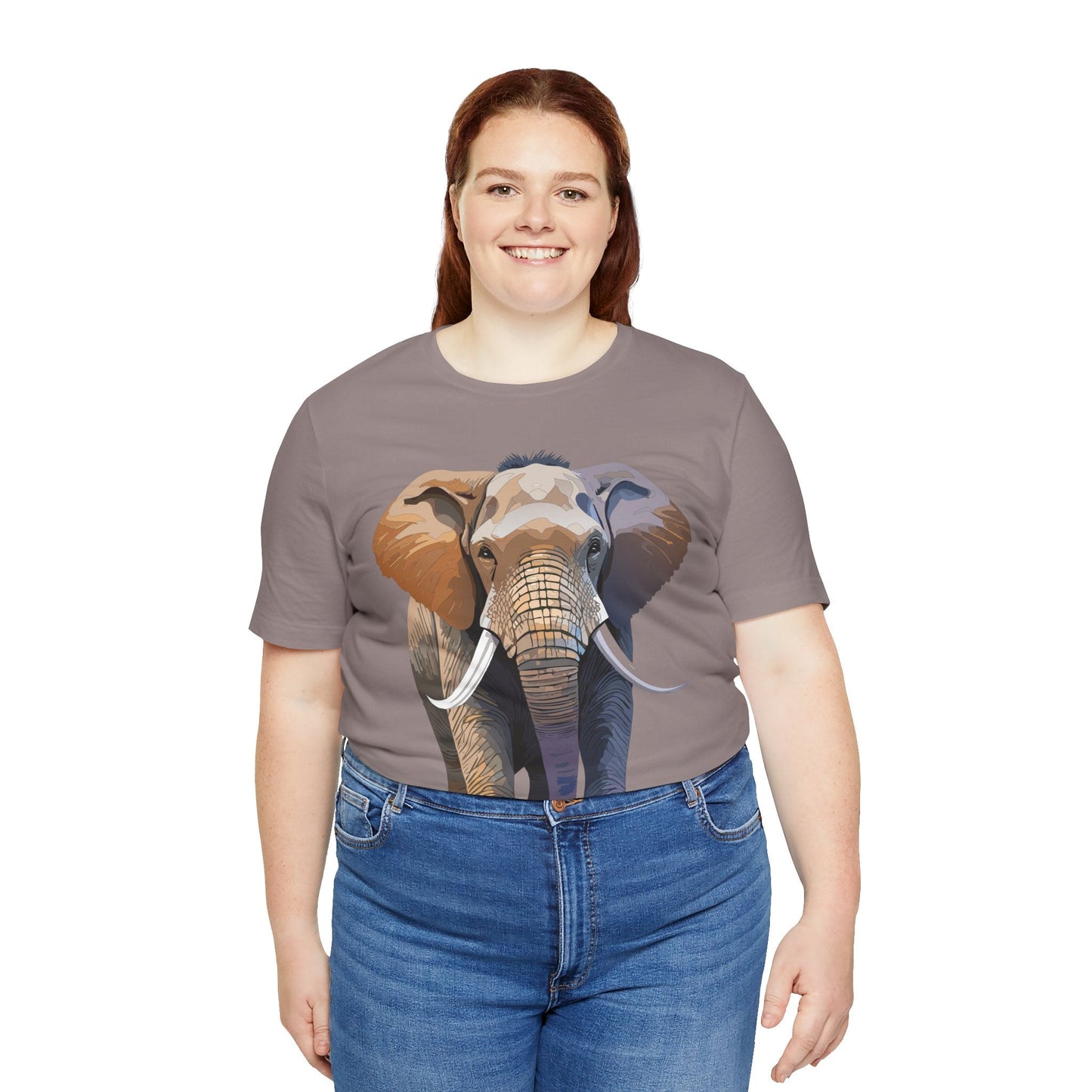 Unisex Animal Art Design Tee Shirt With Wildlife Animals Short Sleeve Everyday Comfort