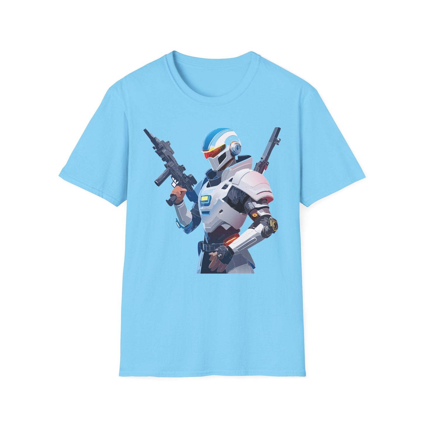 Robocop T Shirt Unisex Gildan Softstyle 64000 100 Percent Ring Spun Cotton Tee Premium