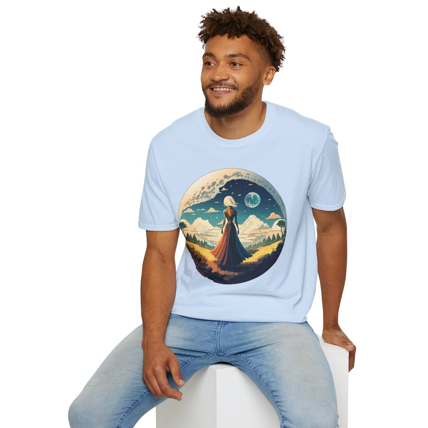 Womens Graphic T Shirts Art Design Tee Unisex Softstyle 64000 Cotton Tee Comfortable Everyday Wear