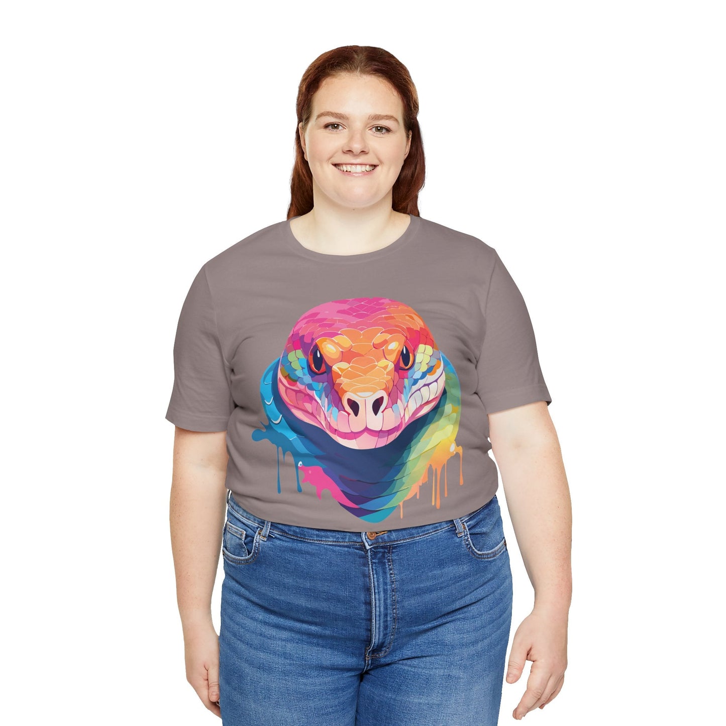Unisex Animal Shirt With Art Design Wild Animals Graphic Print Casual Short Sleeve Tee