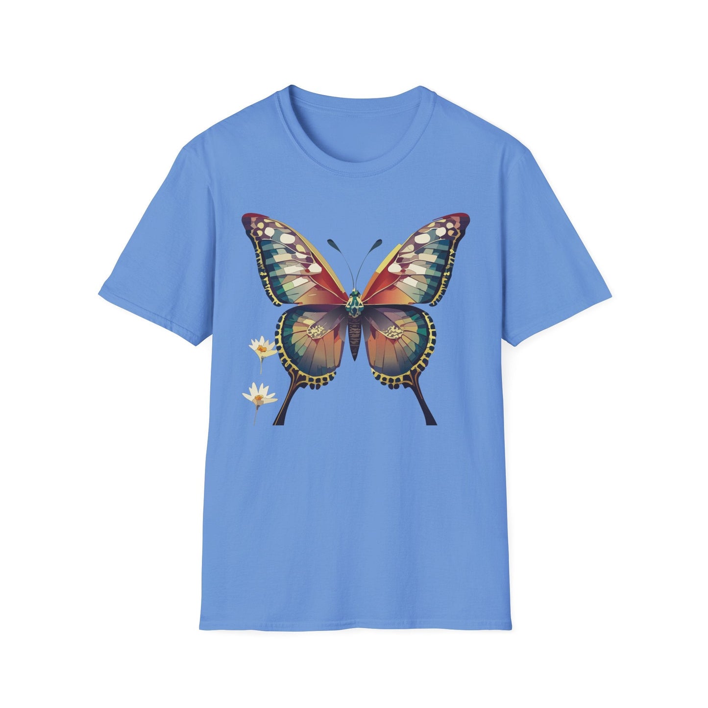 Unisex Butterfly Monarch Shirt Softstyle Tee Gildan 64000 Short Sleeve For Everyday Comfort