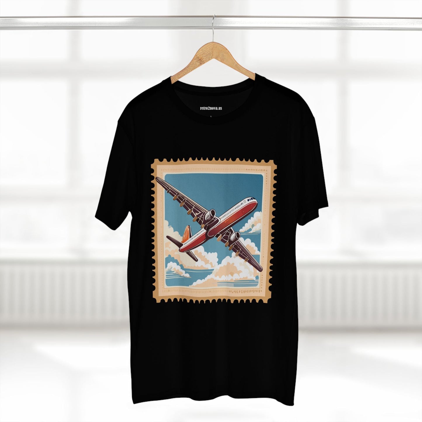 Postage Stamp Shirt Unisex Premium Cotton Tee With Original Art Design From Retro2Nova PS38