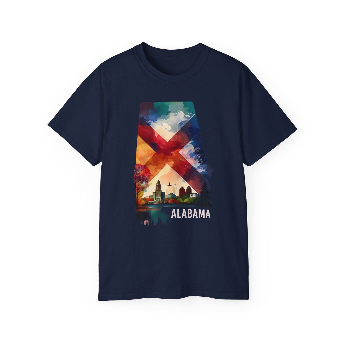 Alabama Graphic Unisex 100 Cotton T‑Shirt 1