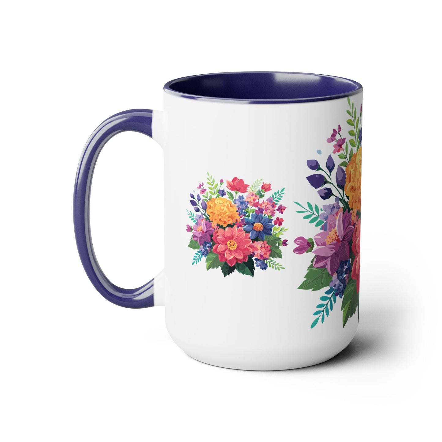 Floral Mug, Floral Cup